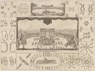 Tournoi exécuté à Florence pour le mariage du Grand-Duc Ferdinand II, 1637