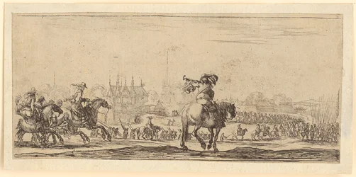 Entrée des troupes dans une ville