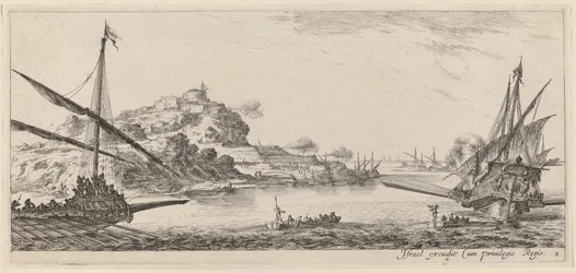 Deux galères et leurs lancements