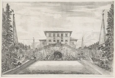 Villa Pratolino (titre de la série) Vues de la villa de Pratolino (titre de la série)