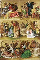 Martyr des apôtres. Panneau droit