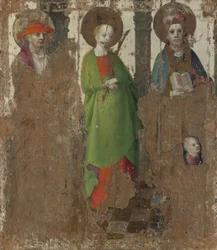 Trois saints, vers 1450
