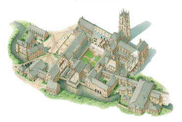 Abbaye de Fountains, Yorkshire, vers 1520-1539