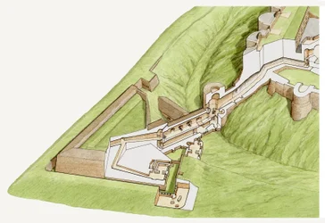 Le Spur, château de Douvres, Kent, vers 1800-2023