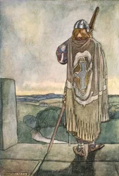 Finn entendit de loin les premières notes de la harpe féerique, vers 1910