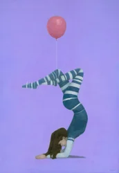 Ballon contorsionniste gracieux
