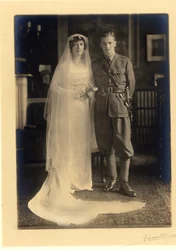 Mariage de Lady Blanche Cavendish et du colonel Ivan Murray Cobbold, Guards Chapel, Lansdowne House, 21 avril 1919