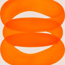 Boucles orange vif