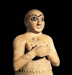 Selim, frère du roi de Mari en Syrie, IIIe millénaire av. J.-C. (sculpture)