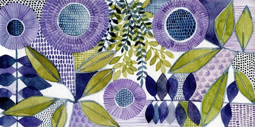 Motifs floraux éclatants