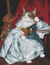 Illustration de Cats Galore! A Compendium of Cultured Cats