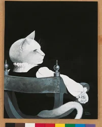 Illustration de Cats Galore! A Compendium of Cultured Cats (pub. 2015)
