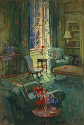 Lumière du soleil et pois de senteur