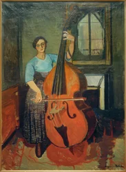 Femme à la contrebasse