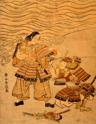 Kumagai Naozane et Taira no Atsumori, épisode de la guerre entre Taira et Minamoto