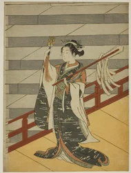 Le danseur Kagura