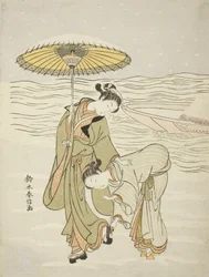 Le Geta encombré de neige, c.1767-68