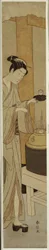 La serveuse Osen de la maison de thé Kagiya, vers 1769-70