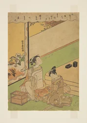 Femme fumant une pipe
