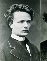 August Strindberg (photo en noir et blanc)
