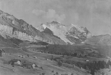 La Jungfrau, Vue prise depuis Wengen