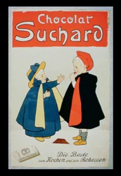 Affiche publicitaire pour le chocolat Suchard