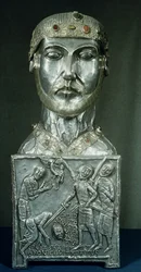Tête reliquaire de Saint Candidus, vers 1165
