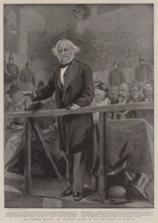 Une question arménienne, M. Gladstone parlant à la réunion de la ville à Liverpool