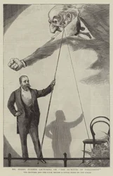 M. Harry Furniss donnant une conférence sur Les Humours du Parlement