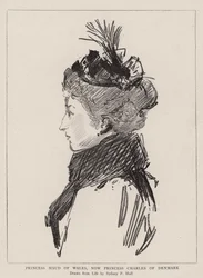 Princesse Maud de Galles, maintenant Princesse Charles de Danemark