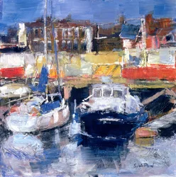 Vue du port de Lowestoft