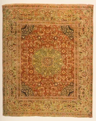 Tapis médaillon de Damas