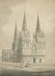 Cathédrale de Lichfield - Façade ouest
