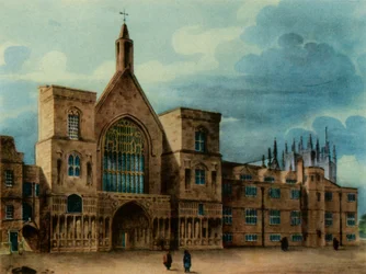 New Palace Yard et entrée du Westminster Hall, 1947