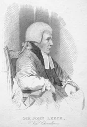 Sir John Leech, vice-chancelier, vers 1820