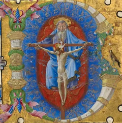 Initiale B : La Trinité