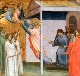 Scène de la vie de Saint Jean, vers 1320-1366