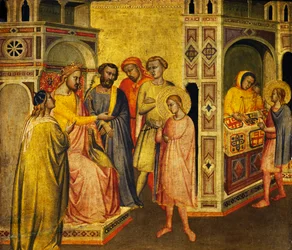 Saint Éloi devant le roi Clotaire, vers 1360