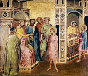 Saint Éloi devant le roi Clothaire, vers 1365