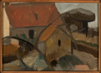 Petite maison au toit rouge
