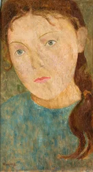 Fille à la tresse rousse