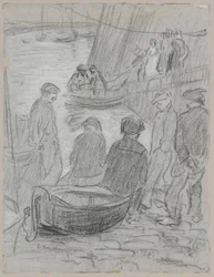 Dans le port de pêche