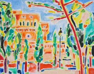 Un parc urbain plein de vie