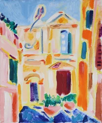 Une rue animée en ville