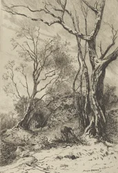En hiver, 19ème siècle