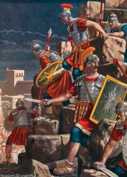 La prise de Jérusalem par les Romains sous la direction de Titus