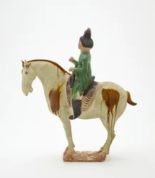 Homme à cheval, dynastie Tang, vers 700-750