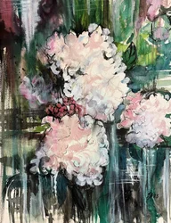 Abstrait floral onirique
