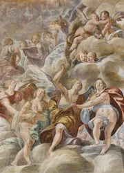 Anges musiciens et âmes saintes, 1629