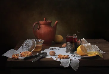 Une pause-thé chaleureuse